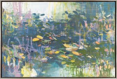 "Un tiempo para recordar" Pintura contemporánea al óleo sobre lienzo enmarcada