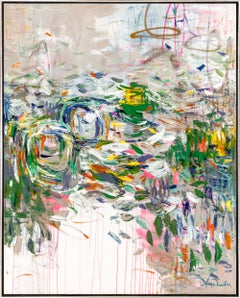 "Colors of Love" Contemporary Abstract Oil On Canvas Framed Painting