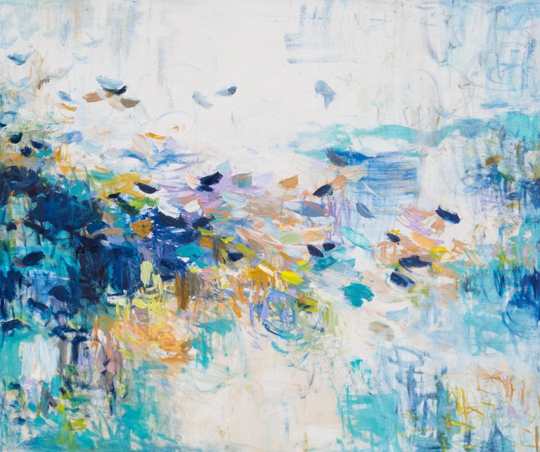 Amy Donaldson Force Of Love Oil On Canvas Abstract Gestural
