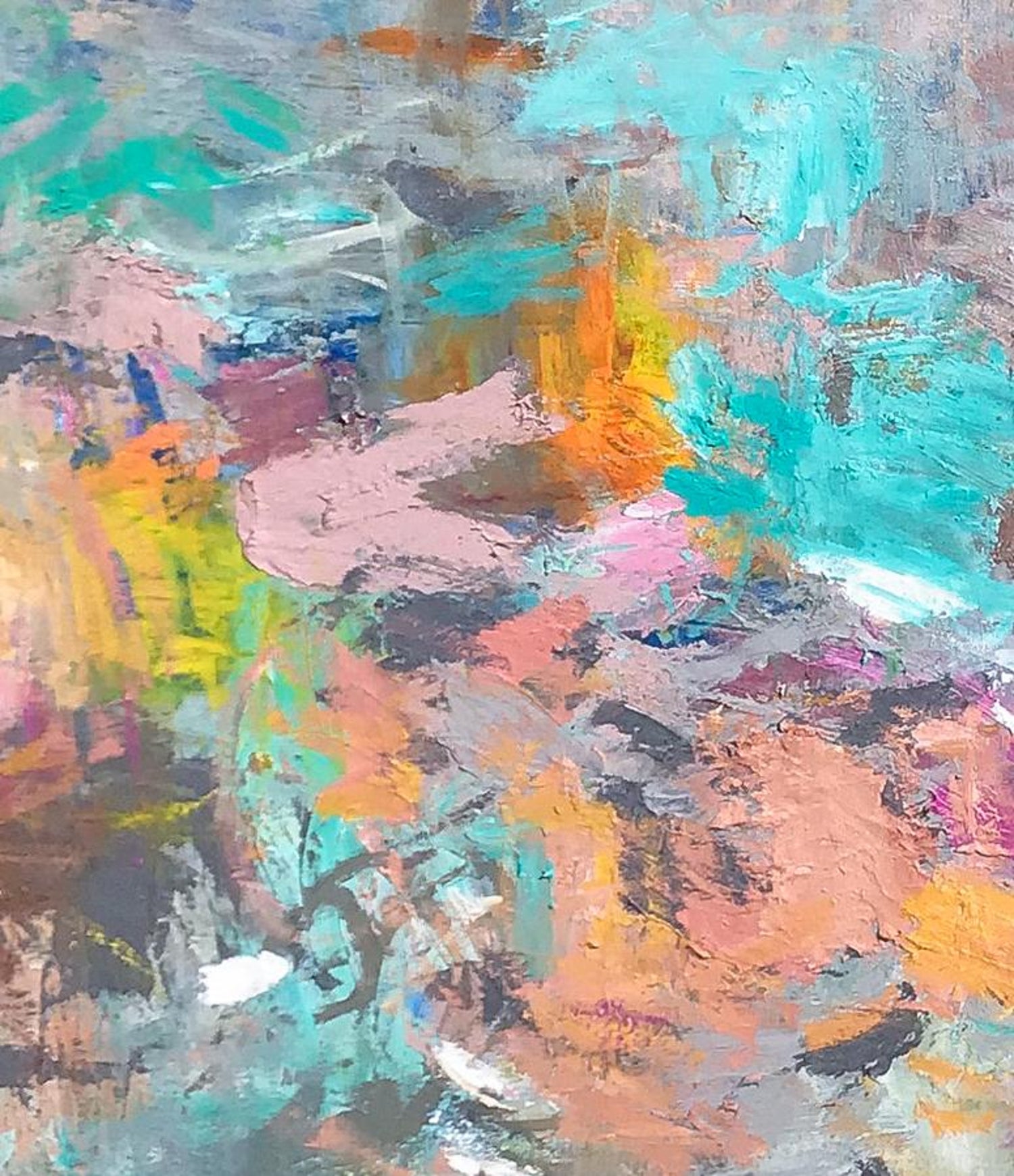Amy Donaldson River Of Peace Abstract Painting For Sale At