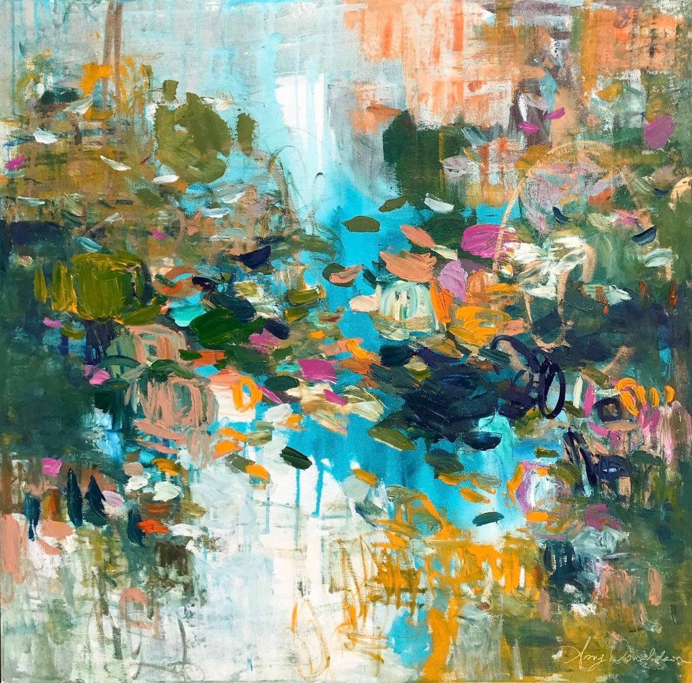 Amy Donaldson Abstract Painting - The Door to Grace