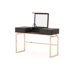 Contemporary modern dressing table with mirror by Laskasas