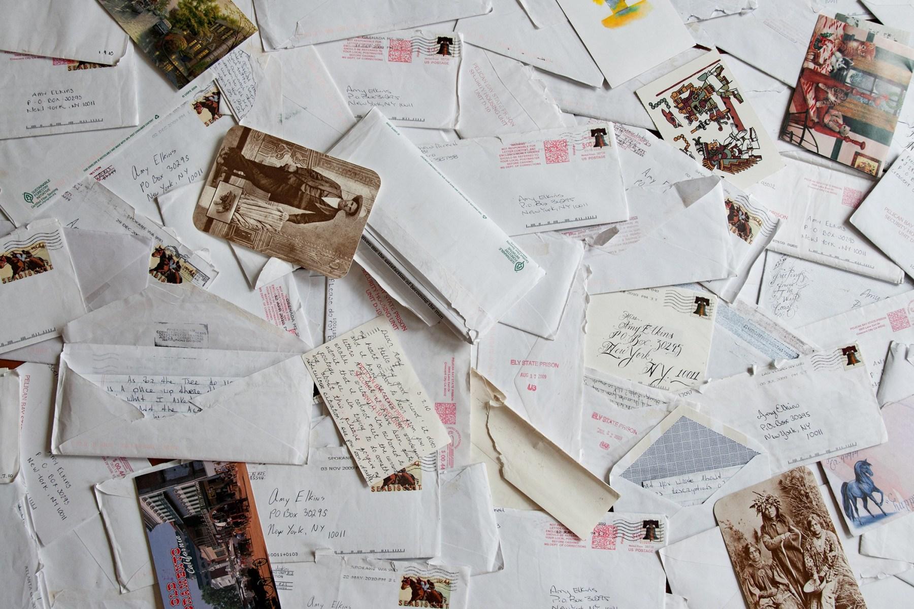Amy Elkins Abstract Print - An Accumulation of Prison Correspondence 16 x 20 Inch, 2009-2016