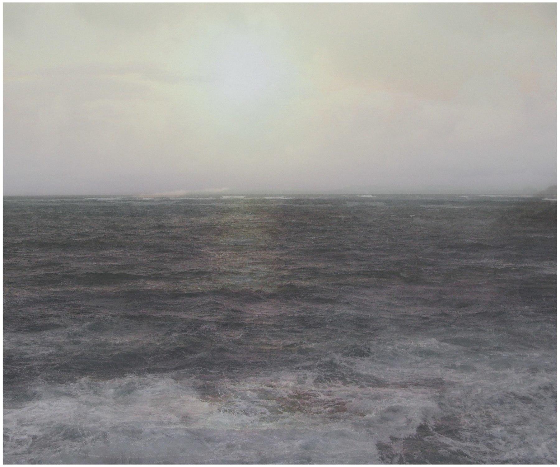 Landscape Print Amy Elkins - Quatre ans après une condamnation à mort (océan) 30 x 45 pouces, 2009-2016