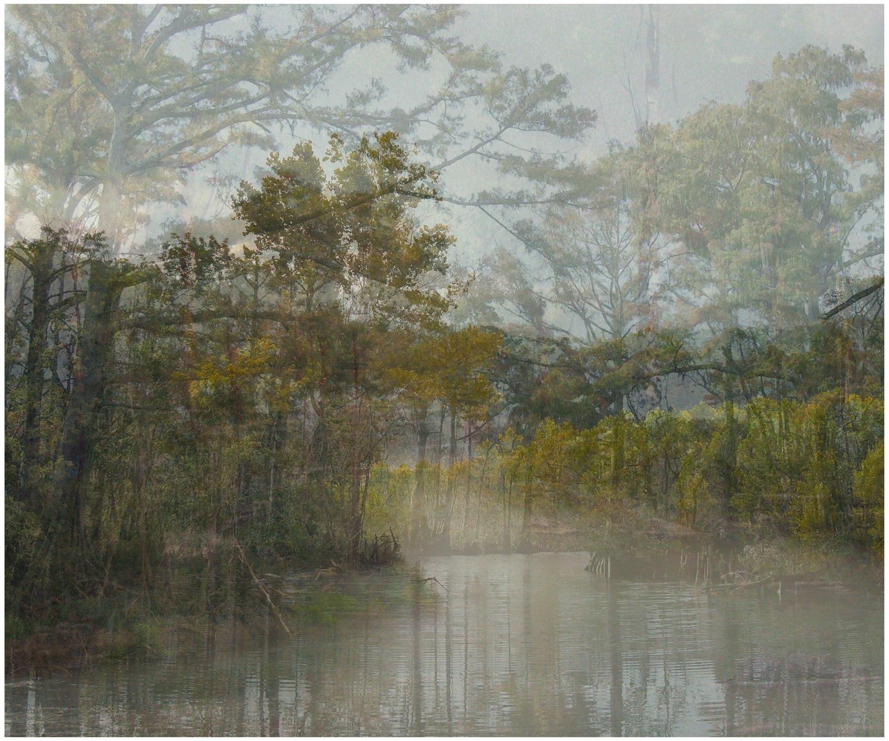 Amy Elkins Landscape Print – Drei Jahre nach einem Todesurteil (Fluss) 20 x 24 Zoll, 2009-2016
