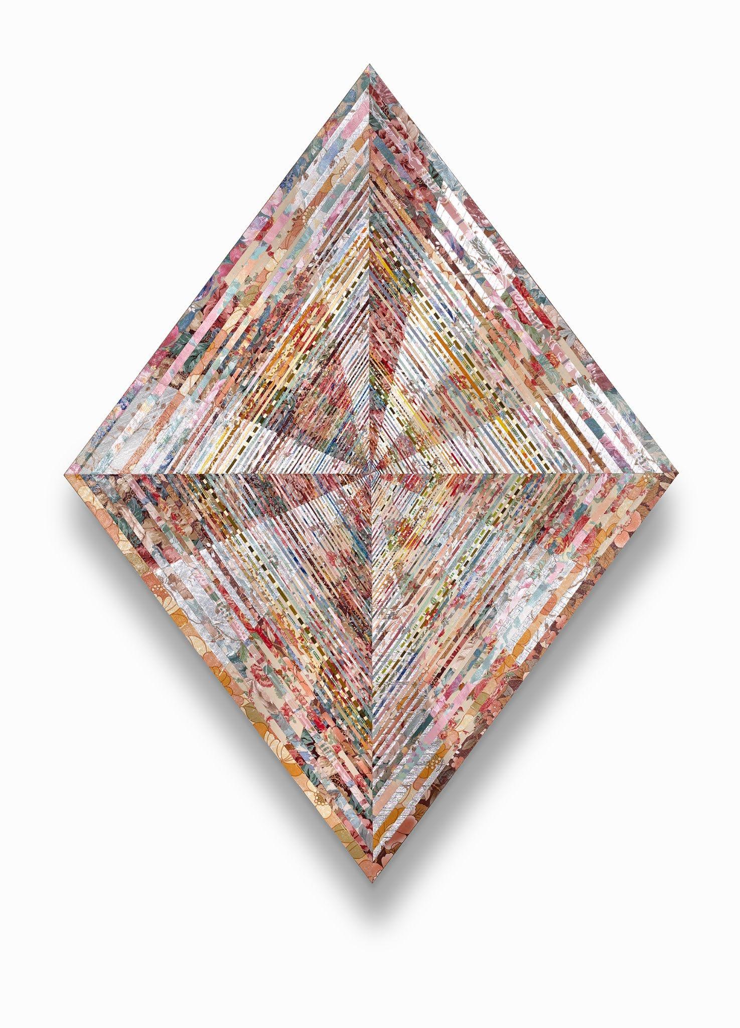 Abstract Wall Sculpture 'Untitled Wallpaper Abstraction #26'