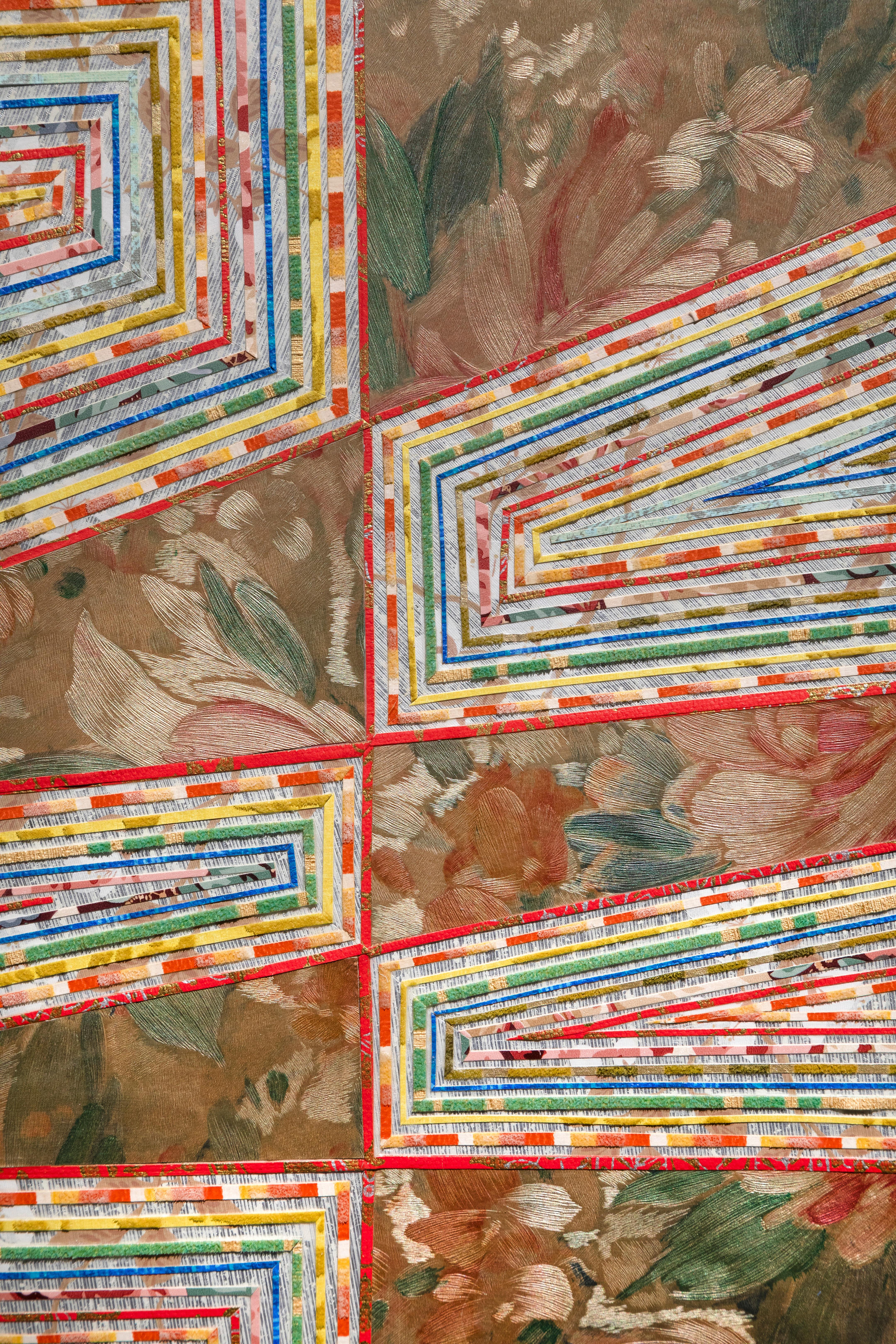 Escultura geométrica 'Abstracción de papel pintado sin título nº 42' de Amy Feigley-Lee en venta 4
