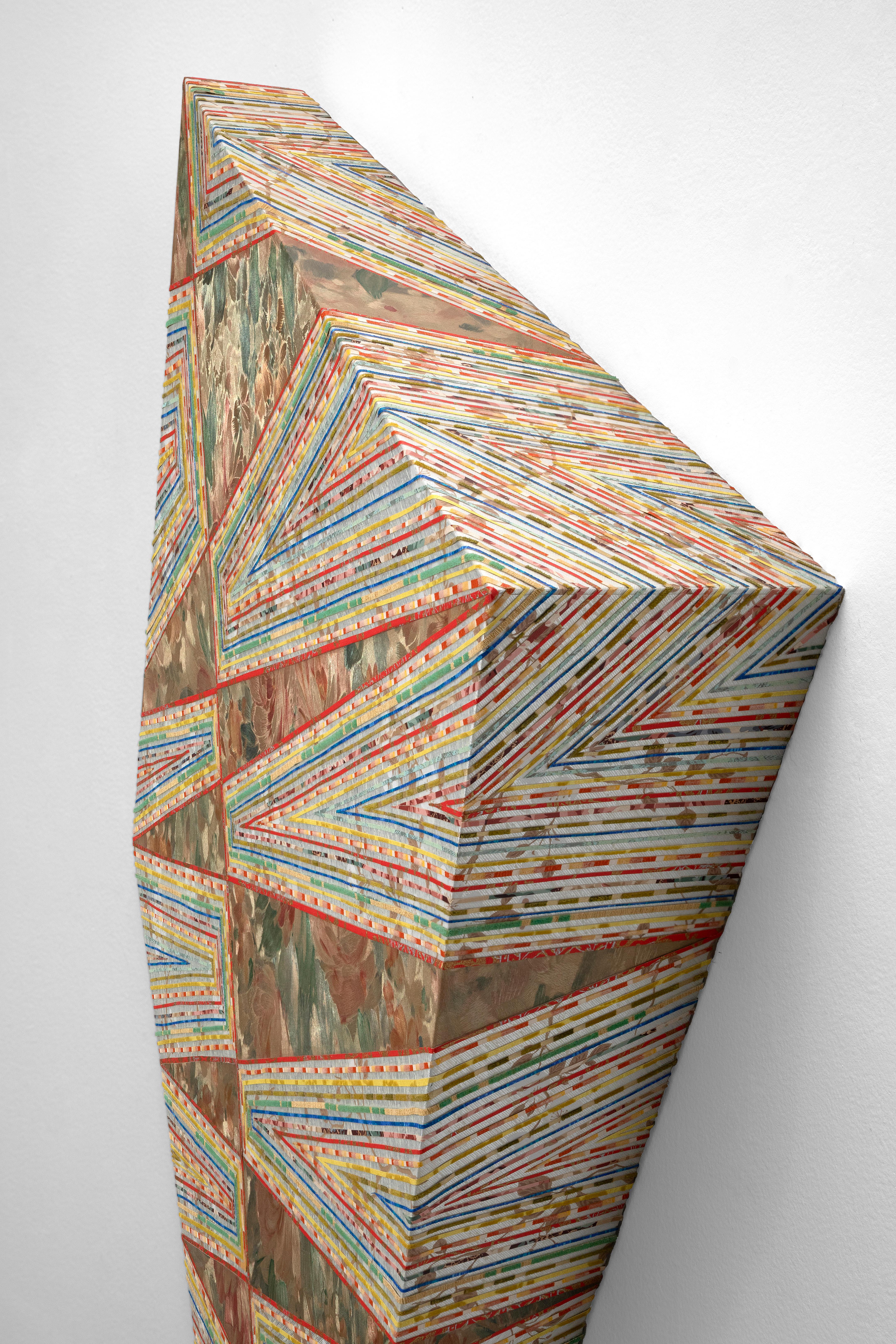 Escultura geométrica 'Abstracción de papel pintado sin título nº 42' de Amy Feigley-Lee en venta 5