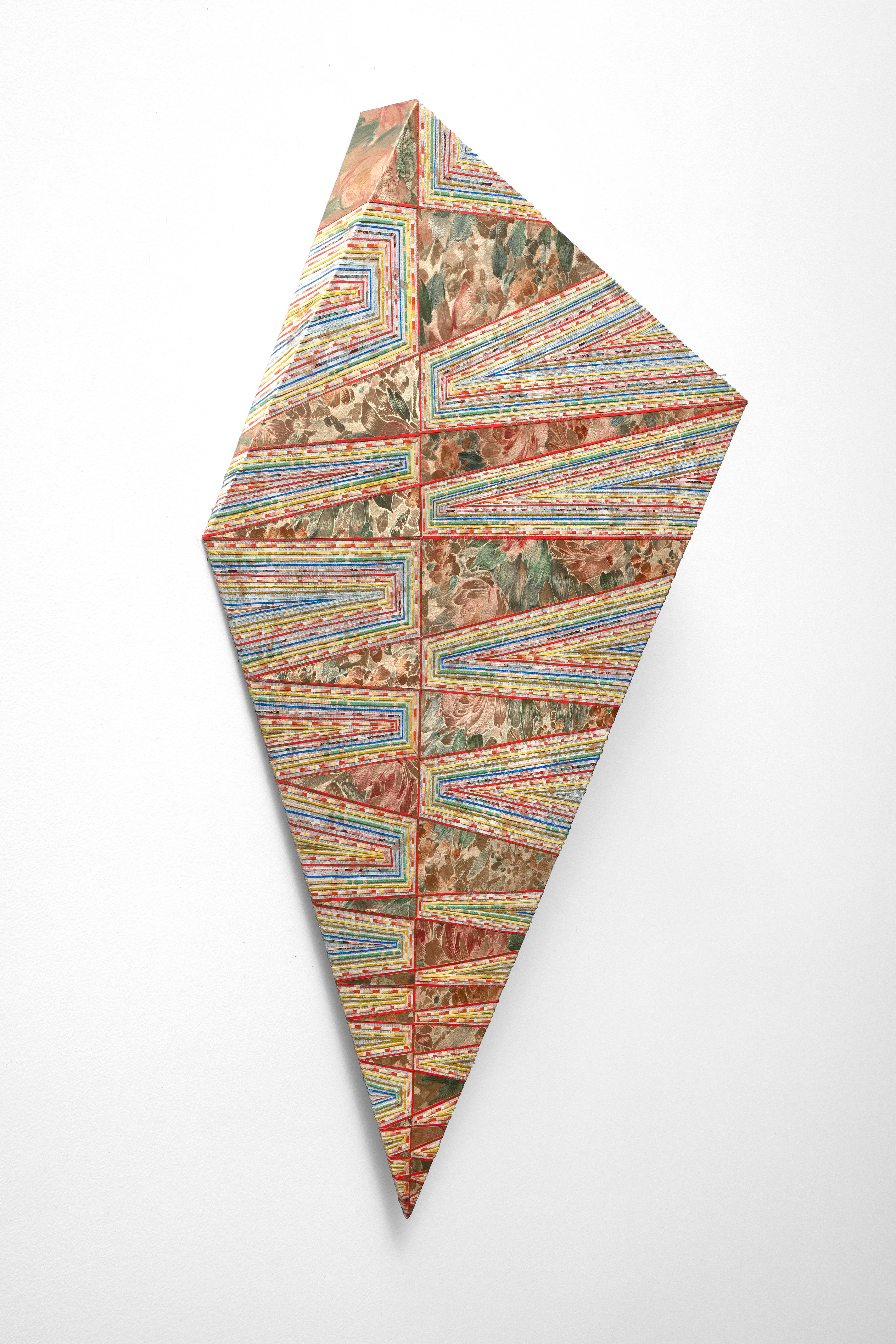 Escultura geométrica 'Abstracción de papel pintado sin título nº 42' de Amy Feigley-Lee en venta 6