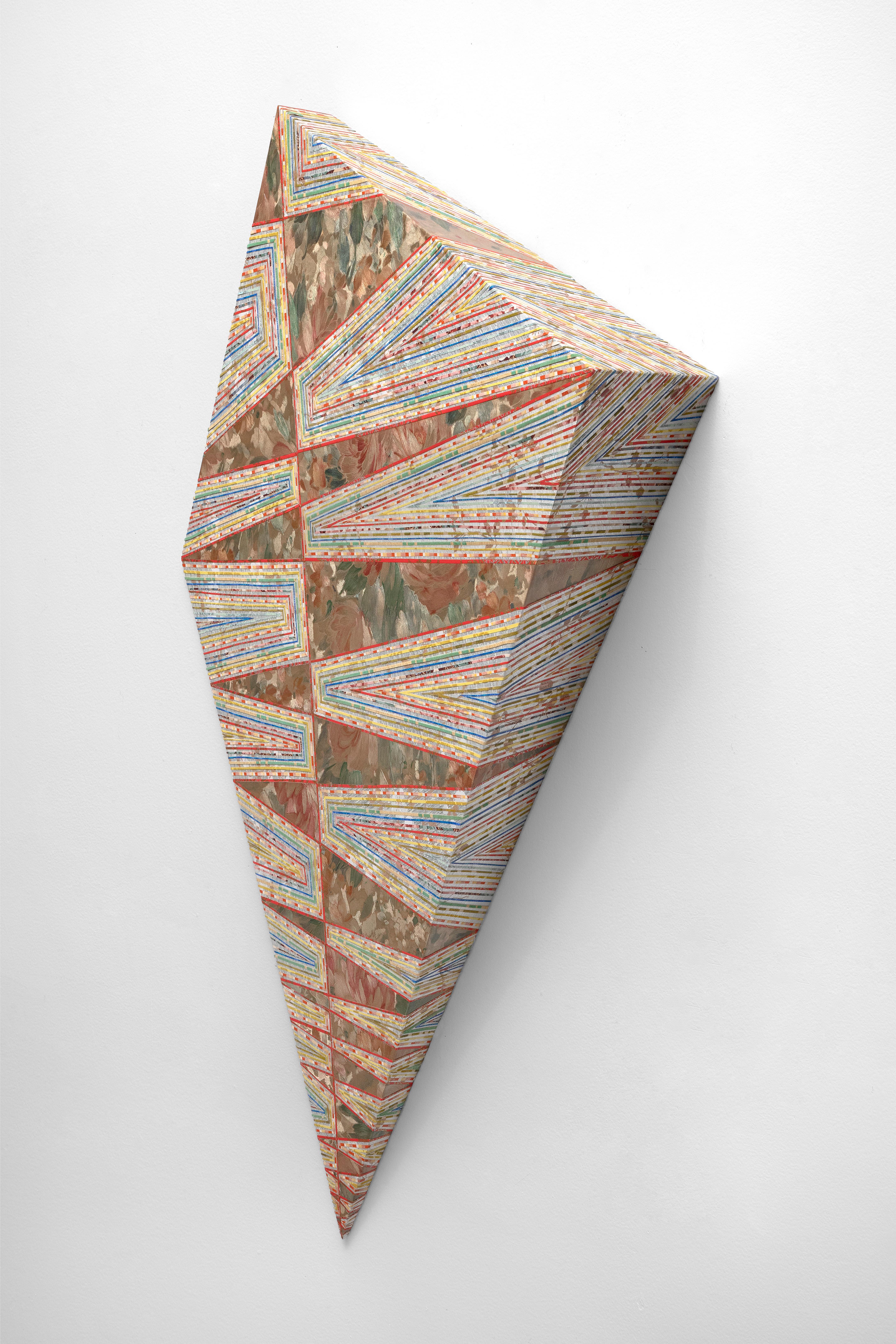 Escultura geométrica 'Abstracción de papel pintado sin título nº 42' de Amy Feigley-Lee en venta 7