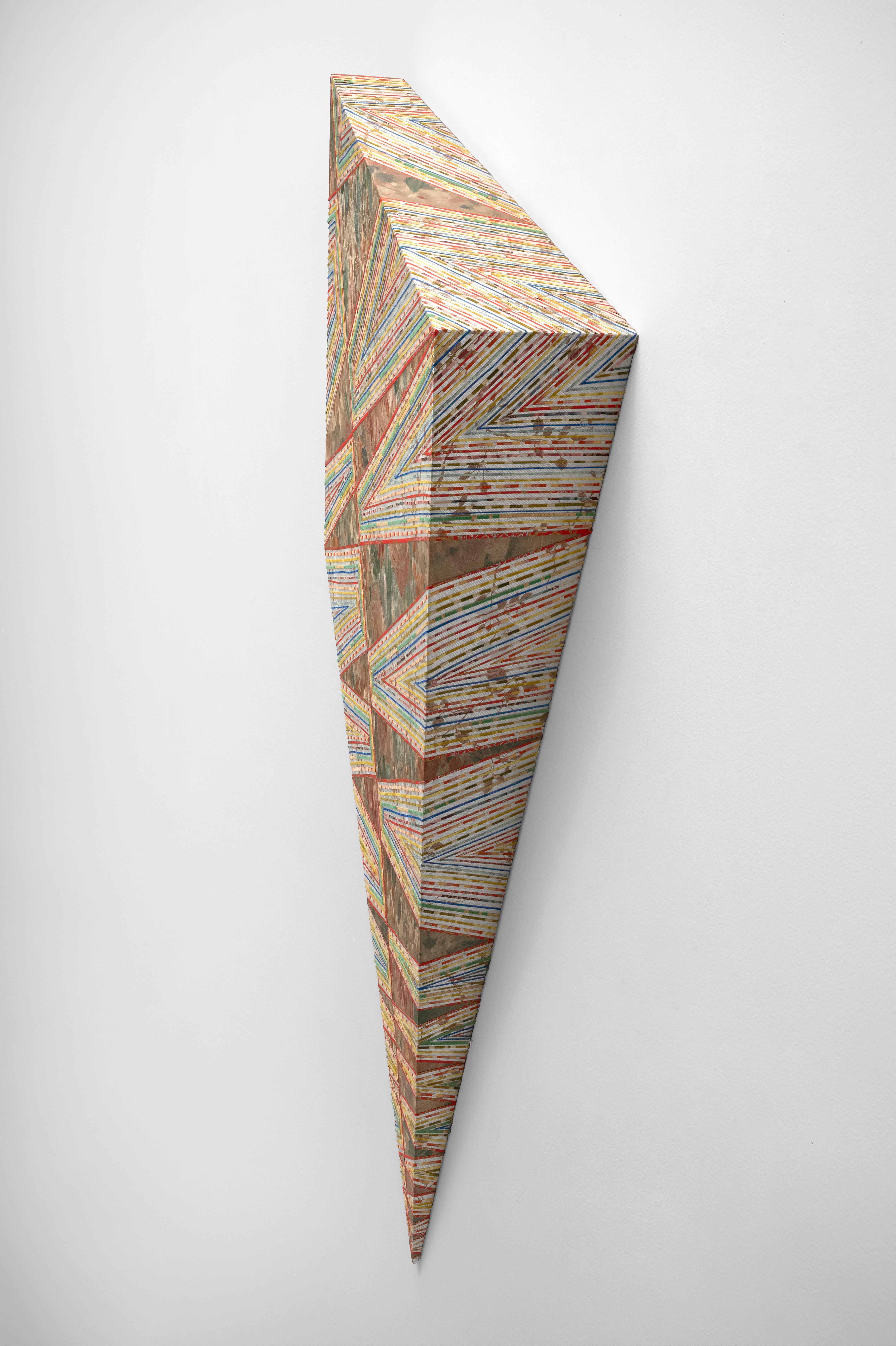 Escultura geométrica 'Abstracción de papel pintado sin título nº 42' de Amy Feigley-Lee en venta 8