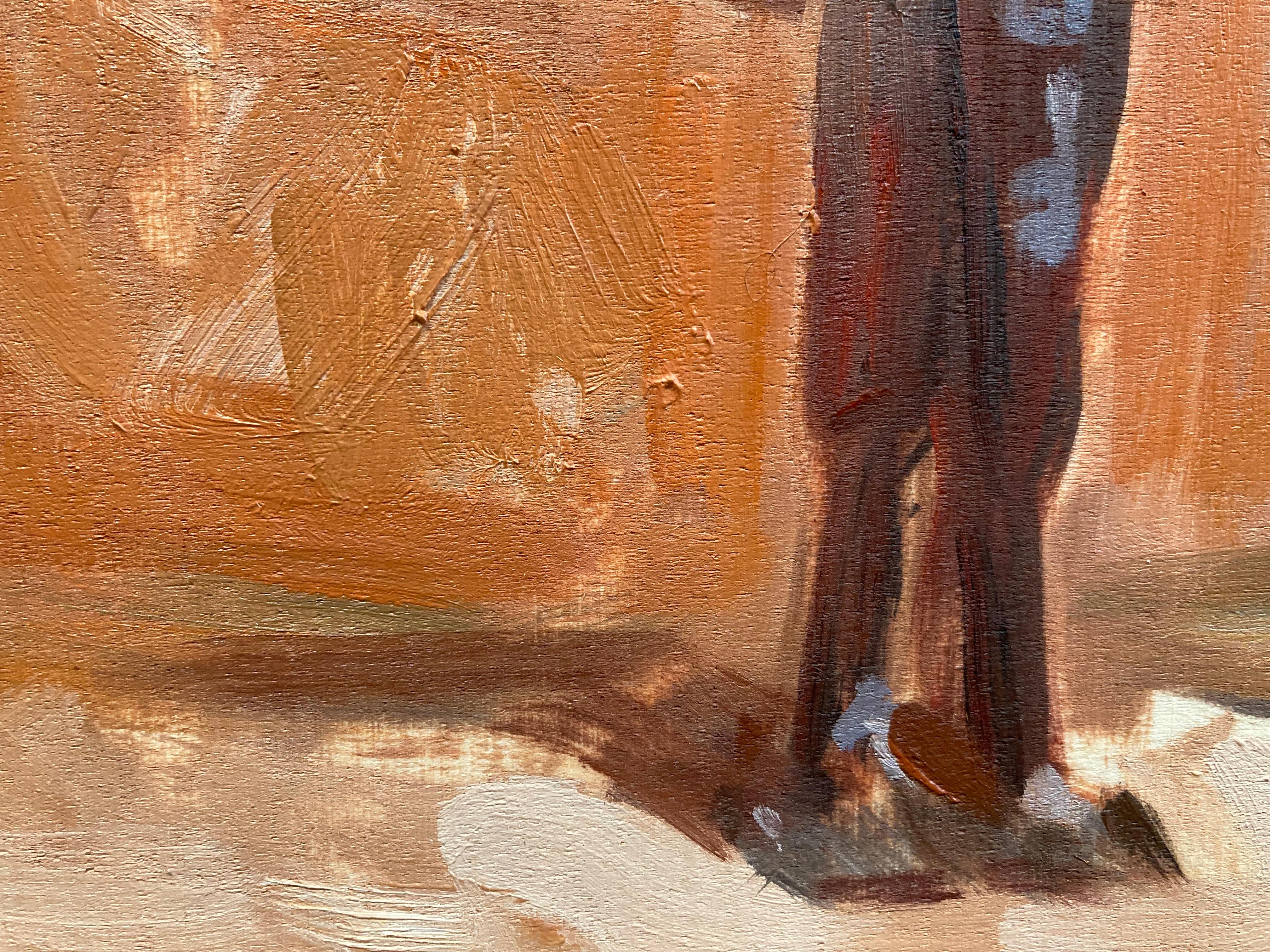 “Horse Sketch 1” oil painting, equine study after Alfred James Munnings, signed For Sale 1
