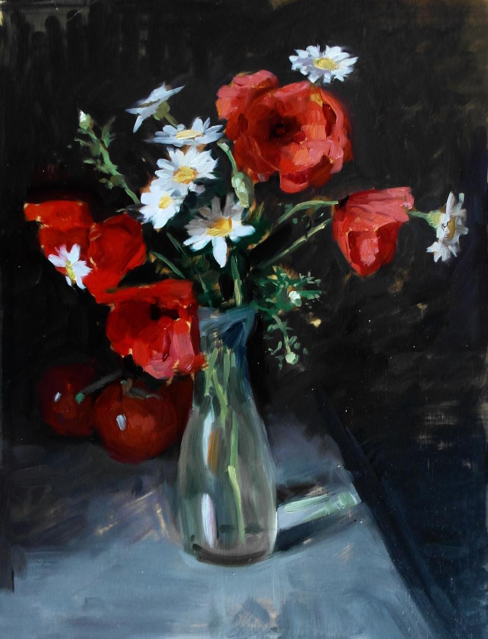 Poppies - Painting by Amy Florence