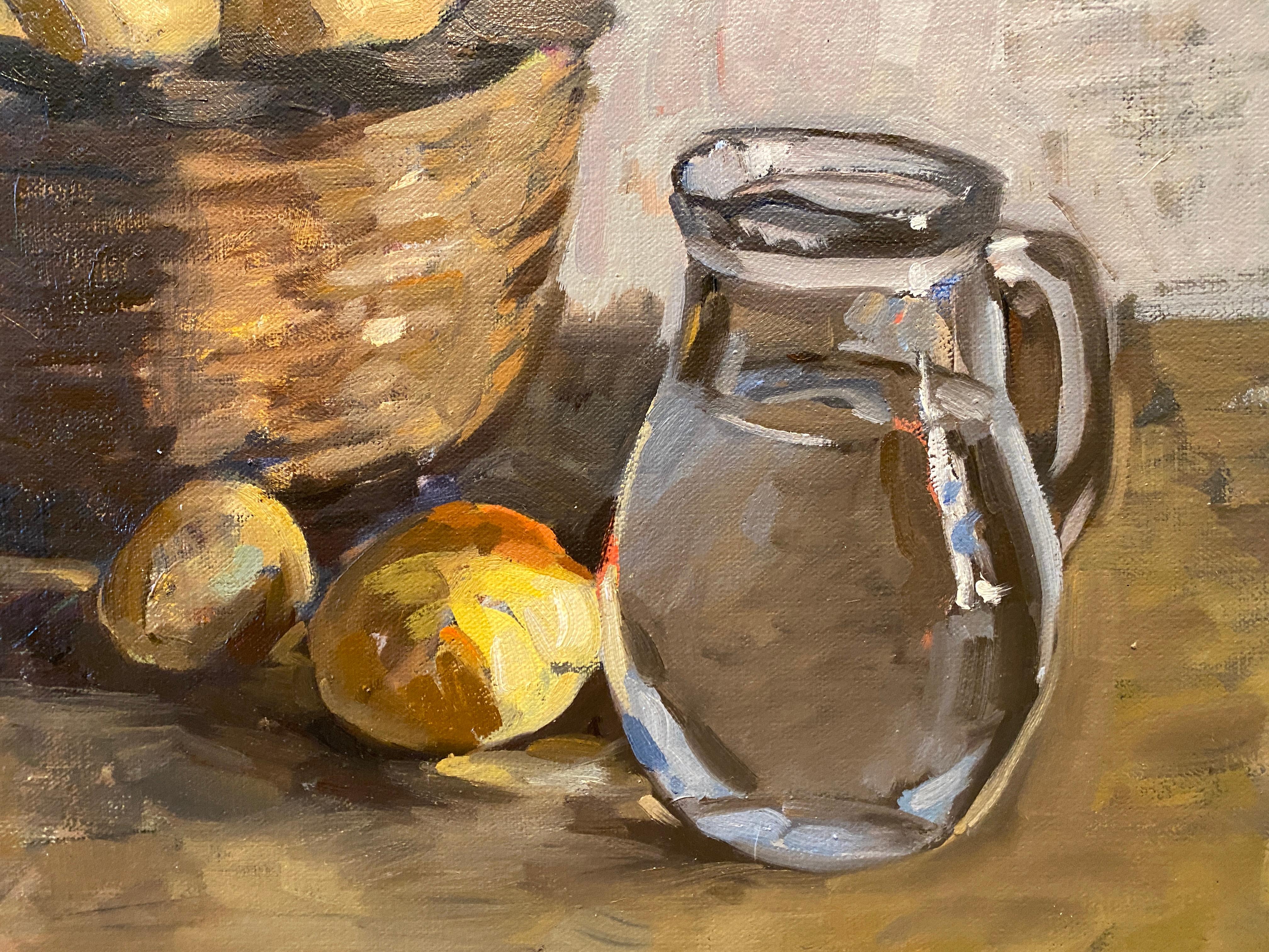 still life with potatoes