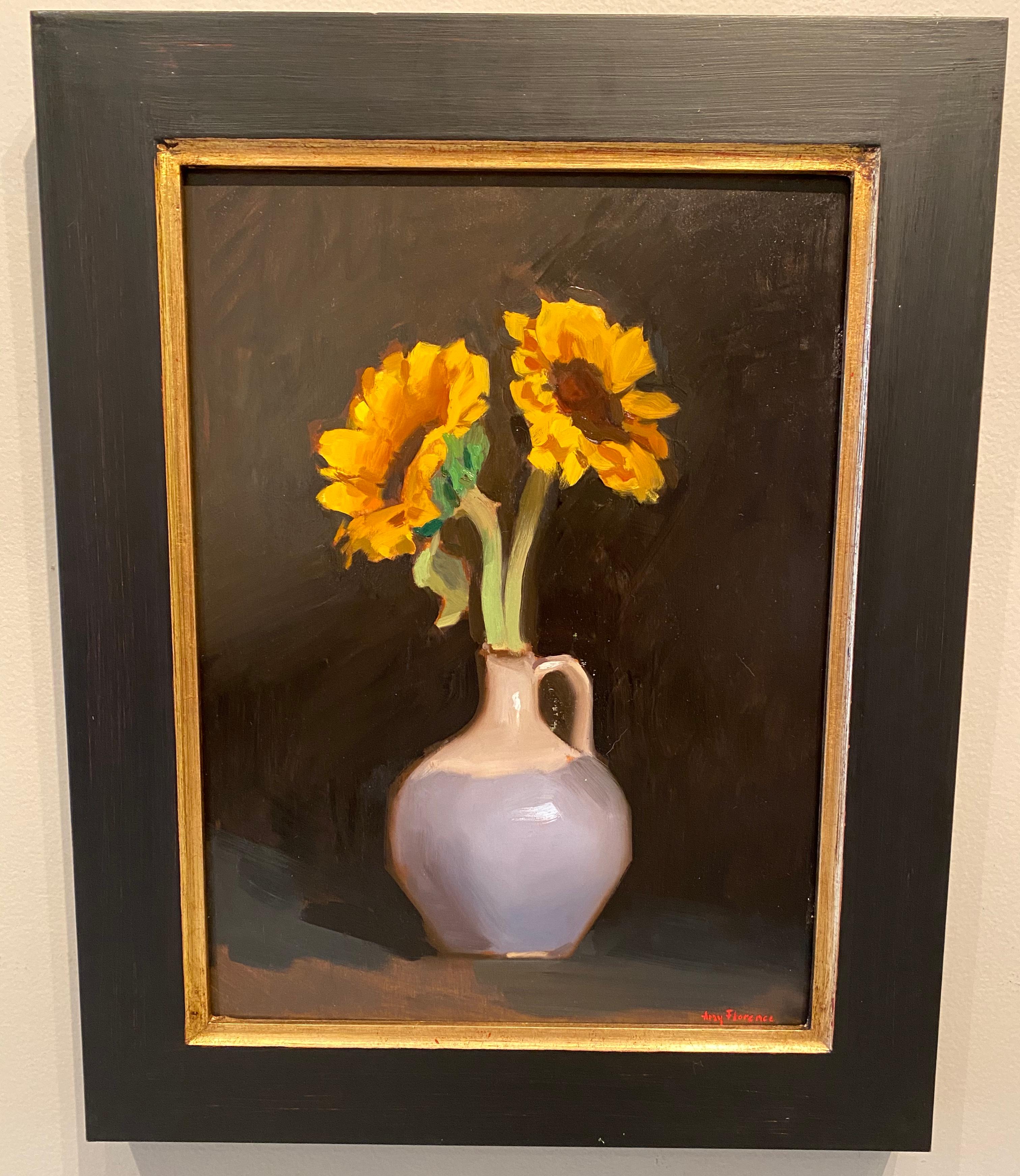 Sunflowers - Painting by Amy Florence