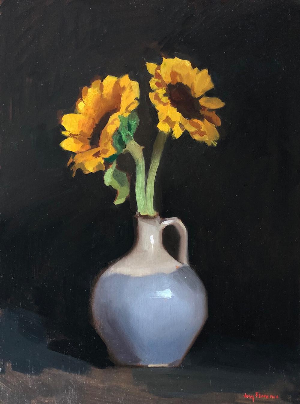 Amy Florence Interior Painting - Sunflowers