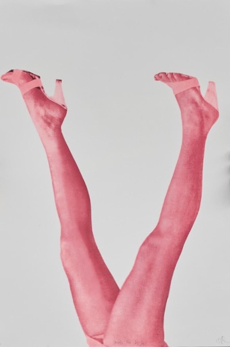 Amy Gardner Figurative Print - Stride For Days Upside Down 