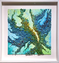 Sunshine on a Cloudy Day #2 - scultura organica contemporanea, pittura in rilievo
