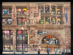 The Rookery- Pop Art Photo Collage, Original Artwork, Framed