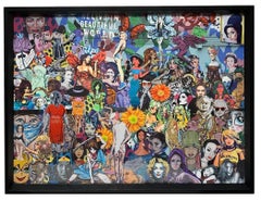 Women of the World - Bright Colors, Powerful Female Images, Collaged Photos
