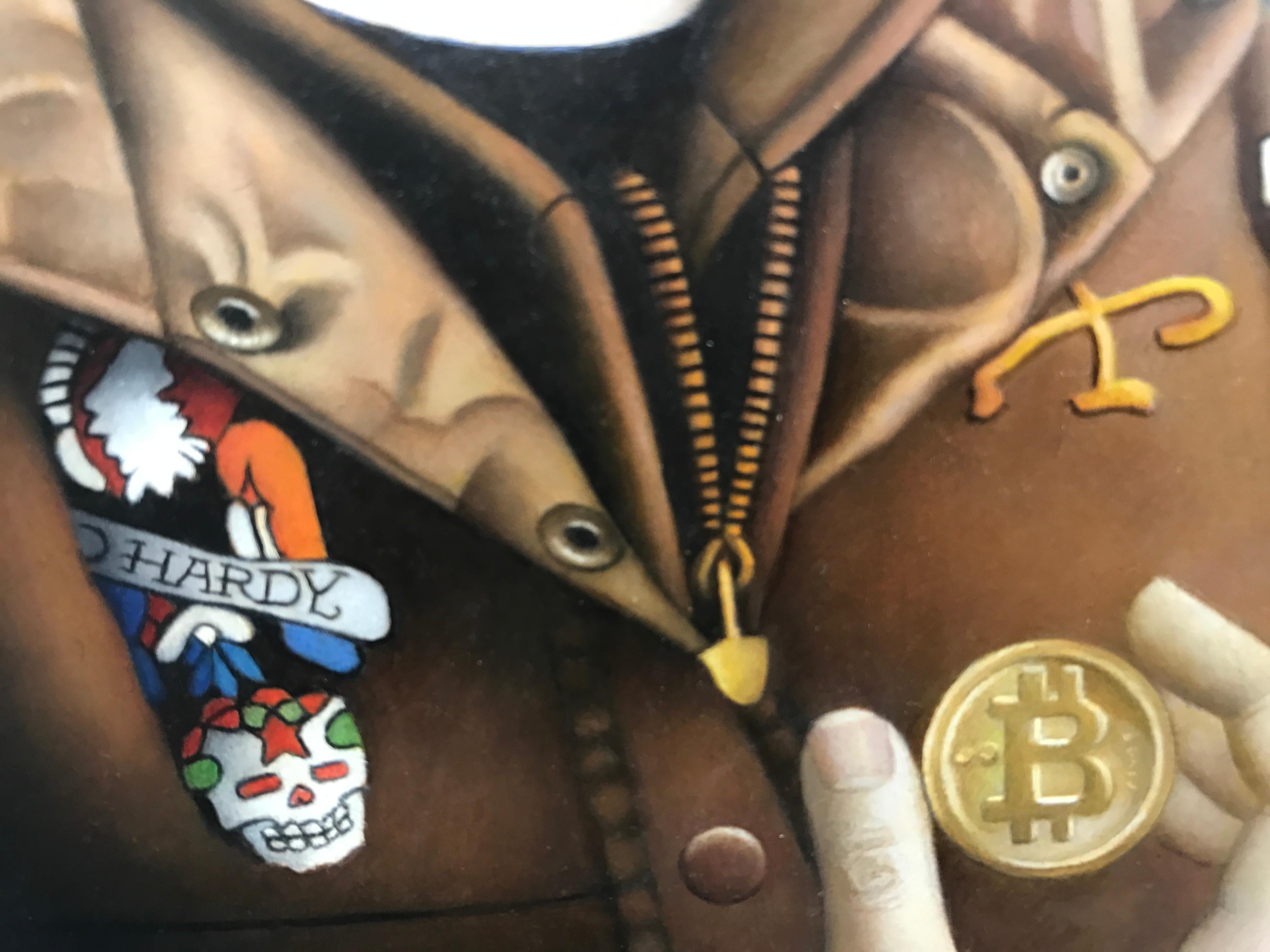 Woman with Bitcoin 1