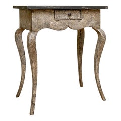 Table d'appoint de style français campagnard décorée de peintures Amy Howard Collection