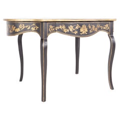 Amy Howard Contemporary Black and Gold Desk