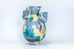 Dopo Alhambra', grande, lilla, turchese e blu reale , 2021, Amy Hughes