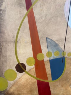 "History Sticks to Your Feet" (2025) by Amy Hutcheson, Abstract Oil Painting