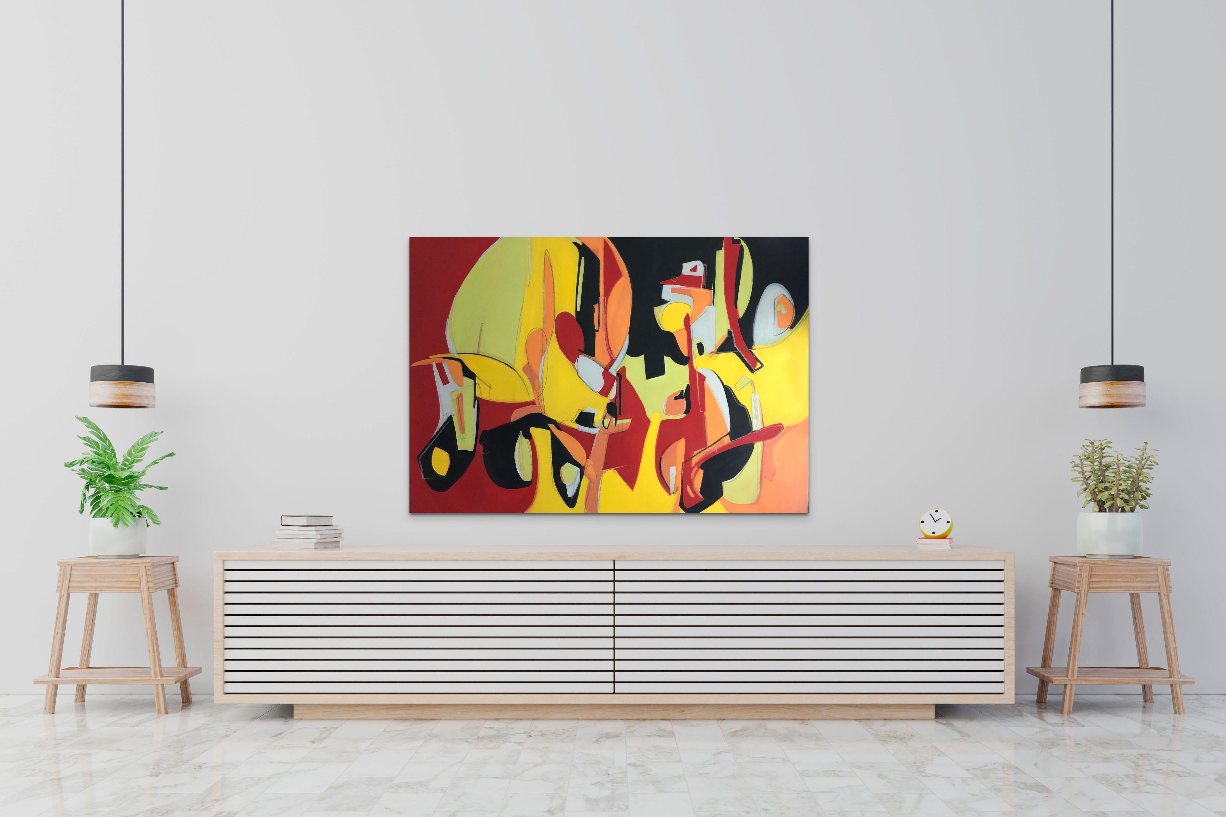 „Making Lemonade“ (2020) von Amy Hutcheson, Ölgemälde im Angebot 1