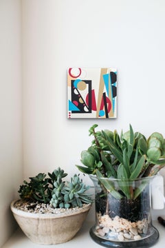 "Somersault" (2023) by Amy Hutcheson, Paper Collage, Abstract