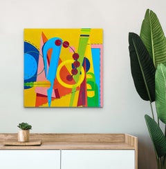 "L'inizio che inizia nel mezzo" (2023) di Amy Hutcheson, Pittura a olio