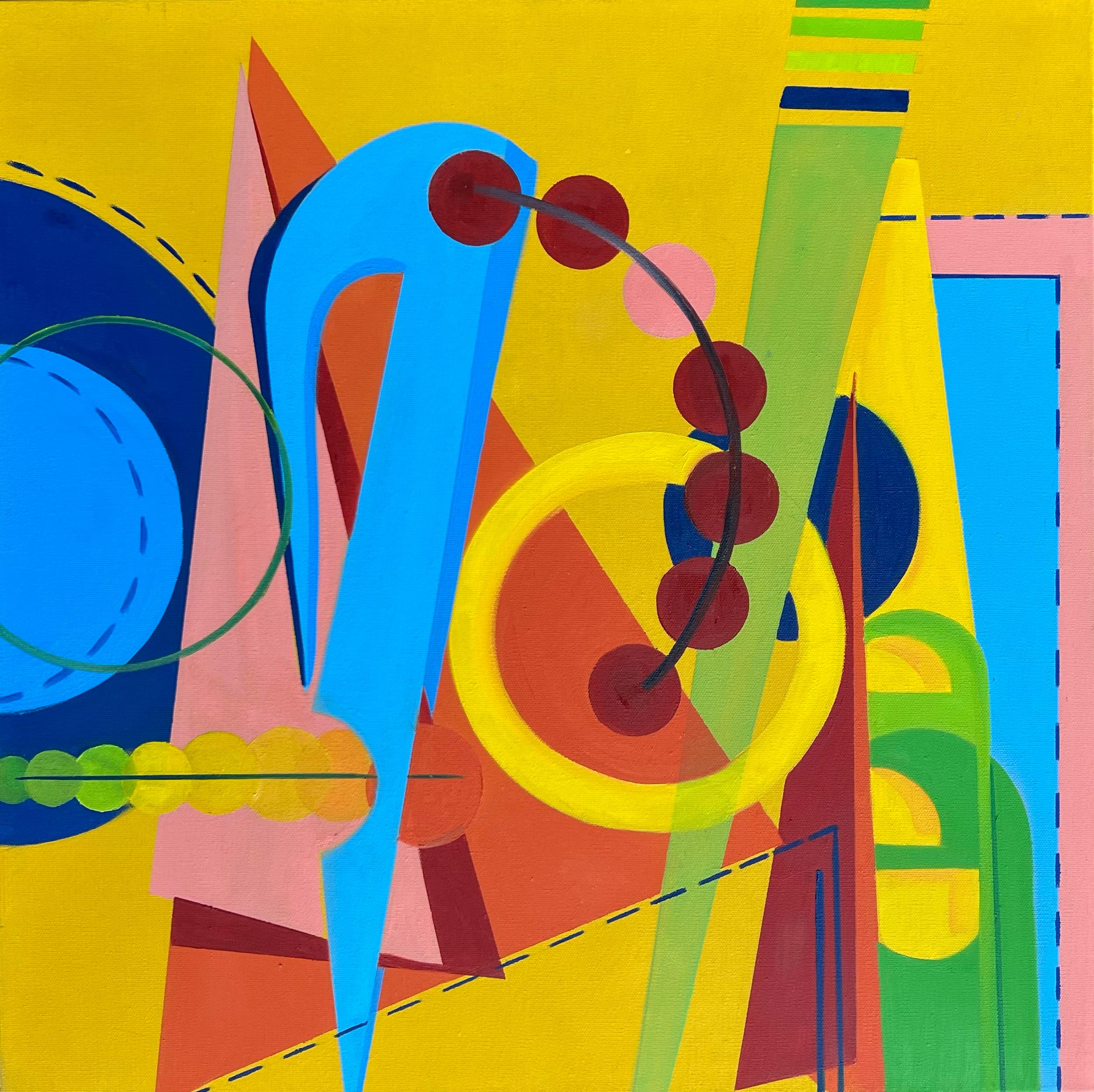 "L'inizio che inizia nel mezzo" (2023) di Amy Hutcheson, Pittura a olio