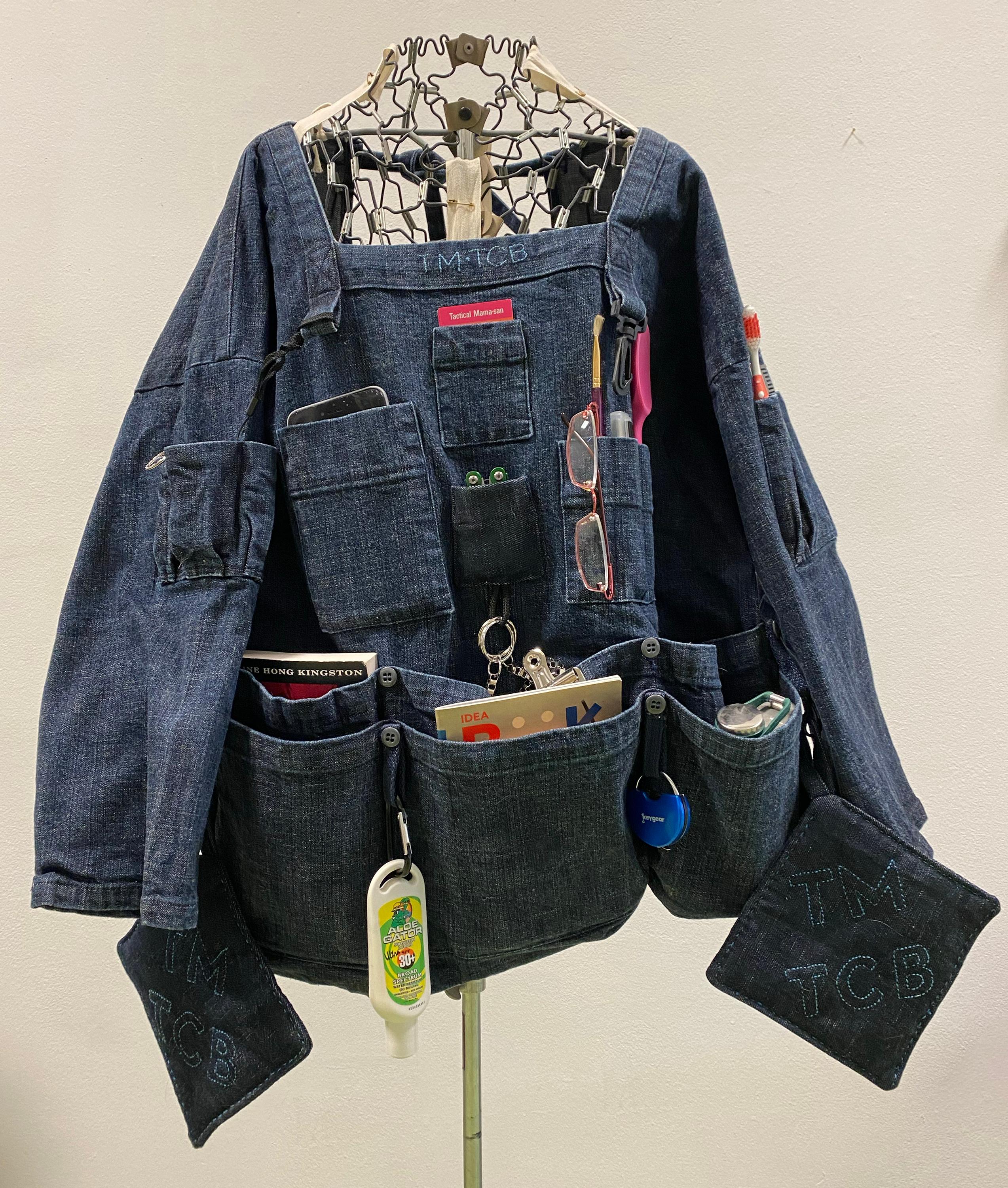 Tactical Mama-san (Taking Care of Business) - Mixed Media Art by Amy Inouye