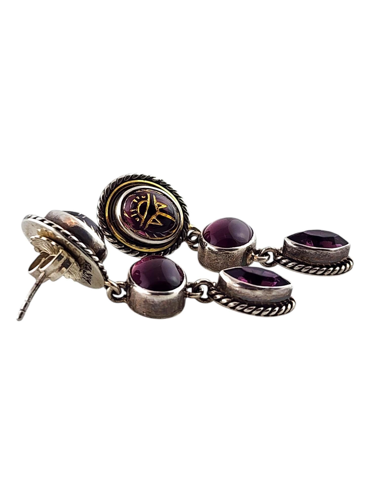Taglio misto Orecchini a pendente in argento Sterling Amy Kahn Russell #20068 in vendita