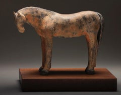 Diamond Mare (ceramic, sculpture, horse, texture, ancient influence)