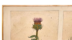 Triptyque II (Chardon, Roseau, Pavot) - Peinture originale d'Amy Lowry Poole