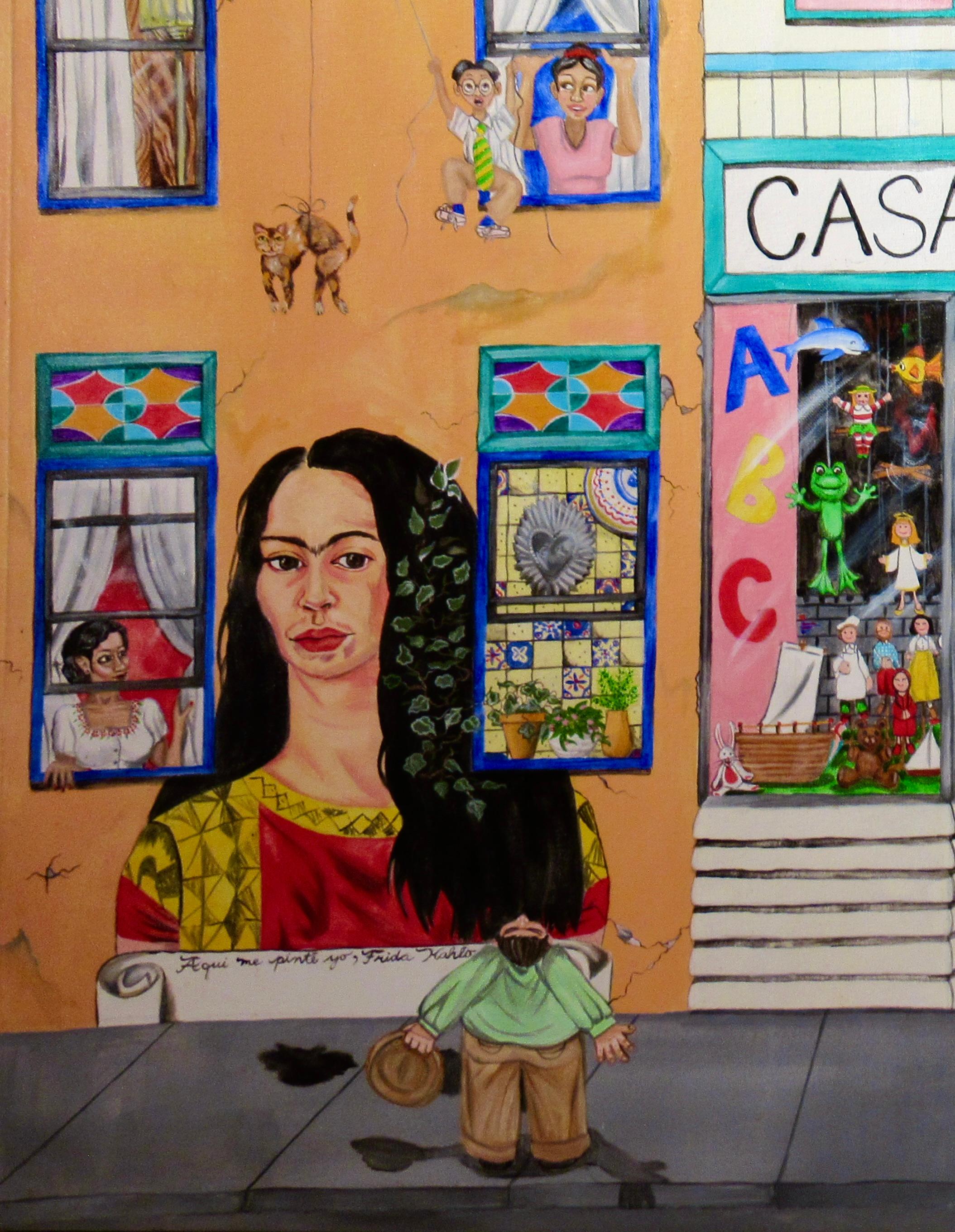 Casa de Munecas - Painting by Amy Nelder 