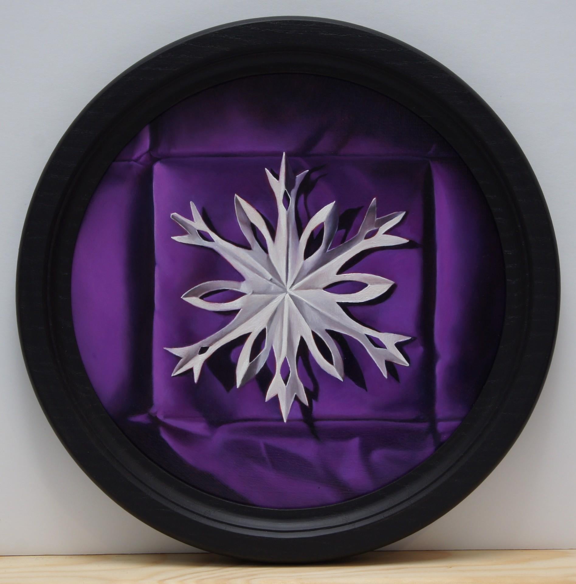 Paper Snowflake 2 - Painting by Amy Ordoveza