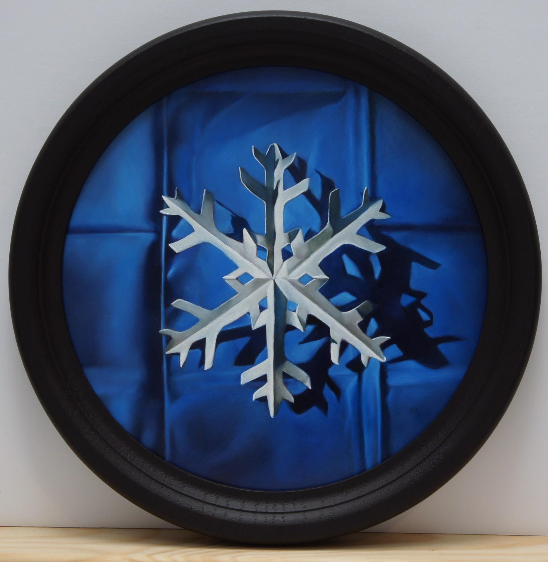 Paper Snowflake 3 - Painting by Amy Ordoveza
