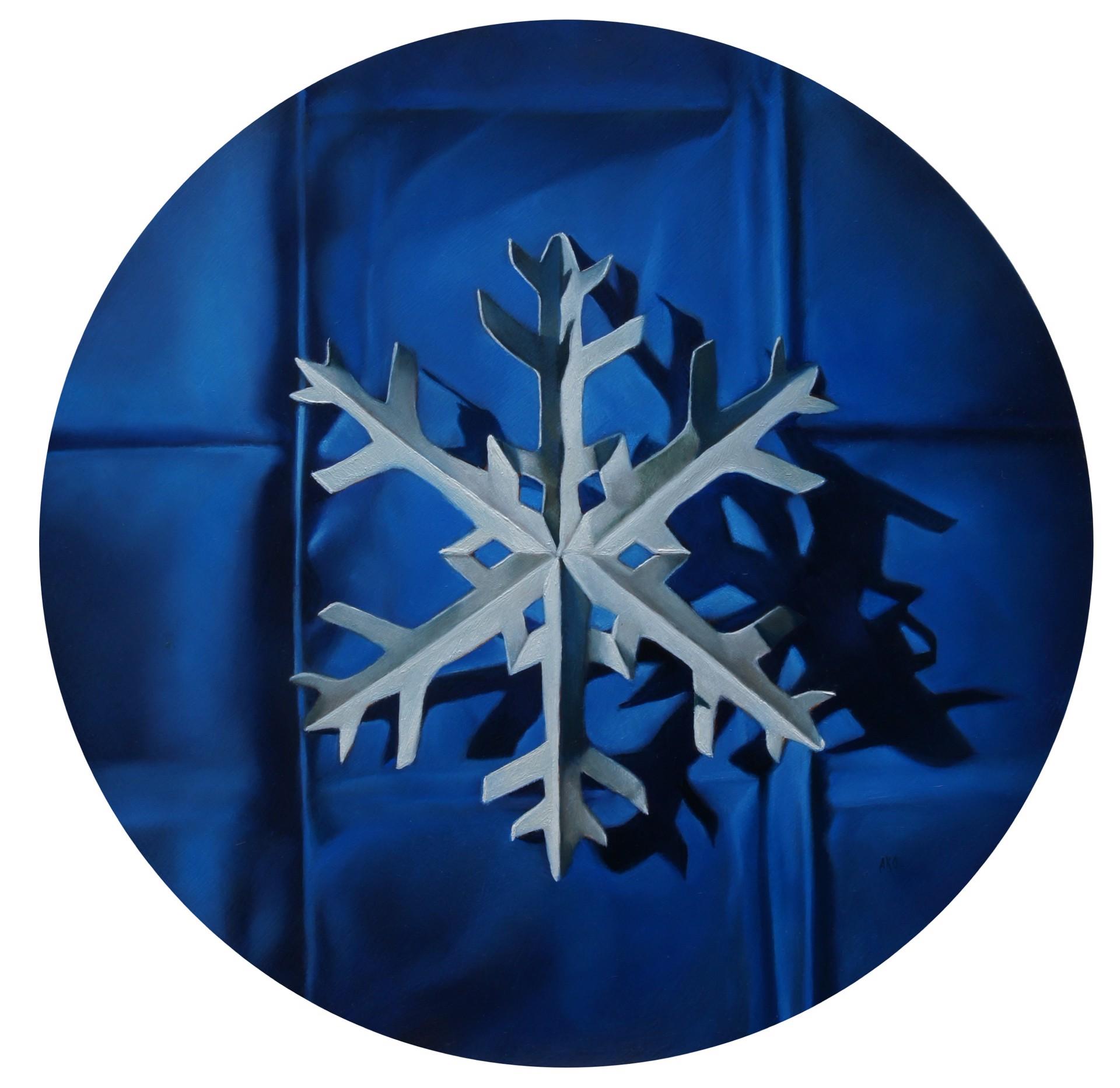 Amy Ordoveza Figurative Painting - Paper Snowflake 3