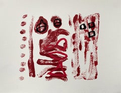 Missile Monoprint (Red Chair)