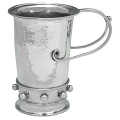 Amy Sandheim - Arts & crafts design sterling silver child's mug made in 1928