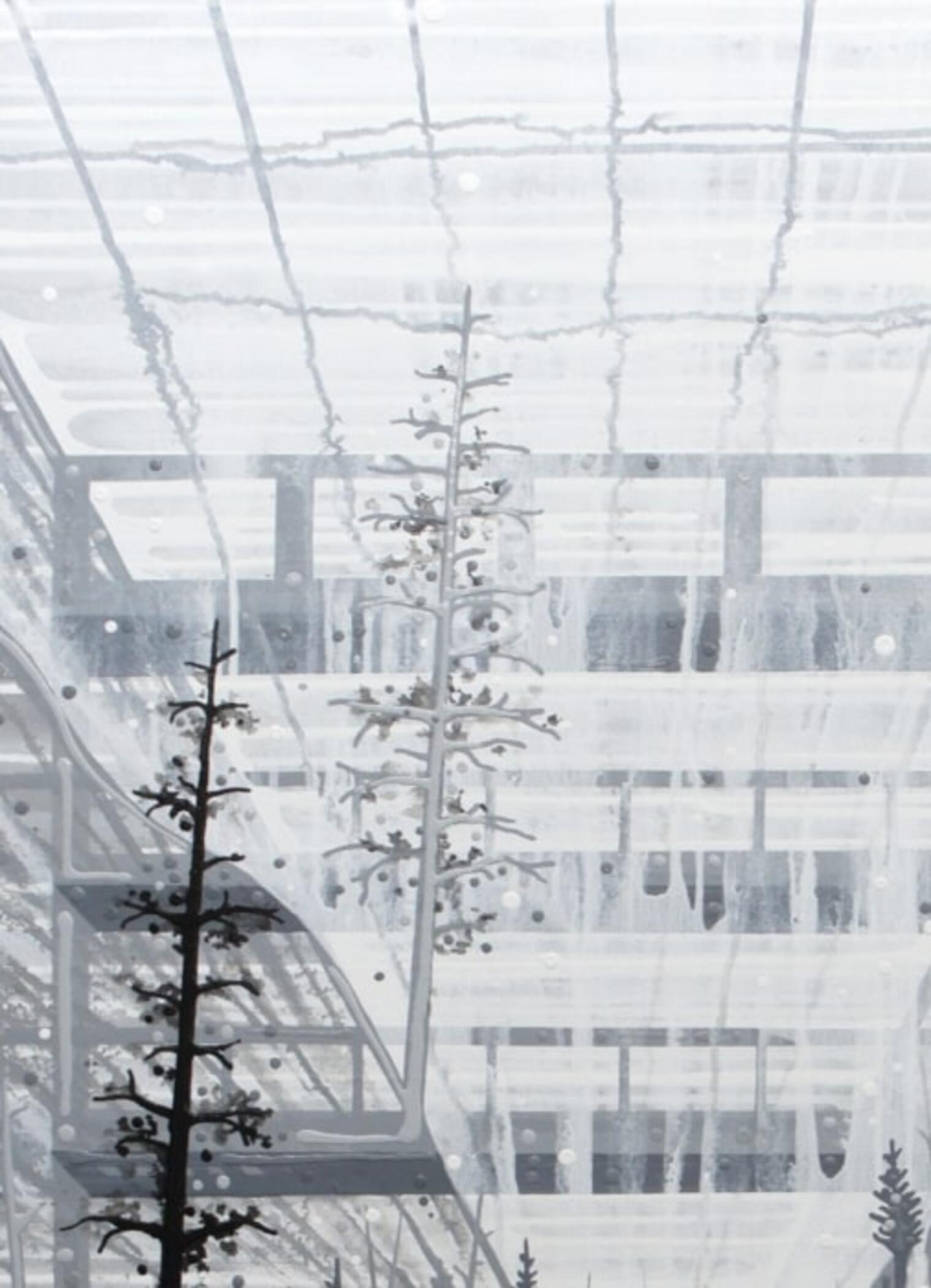 Into the Black (Toronto + Parco Nazionale Kootenay) - Painting di Amy Shackleton