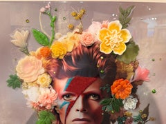 David Bowie: Pintura en resina inspirada en el pop Contemporáneo