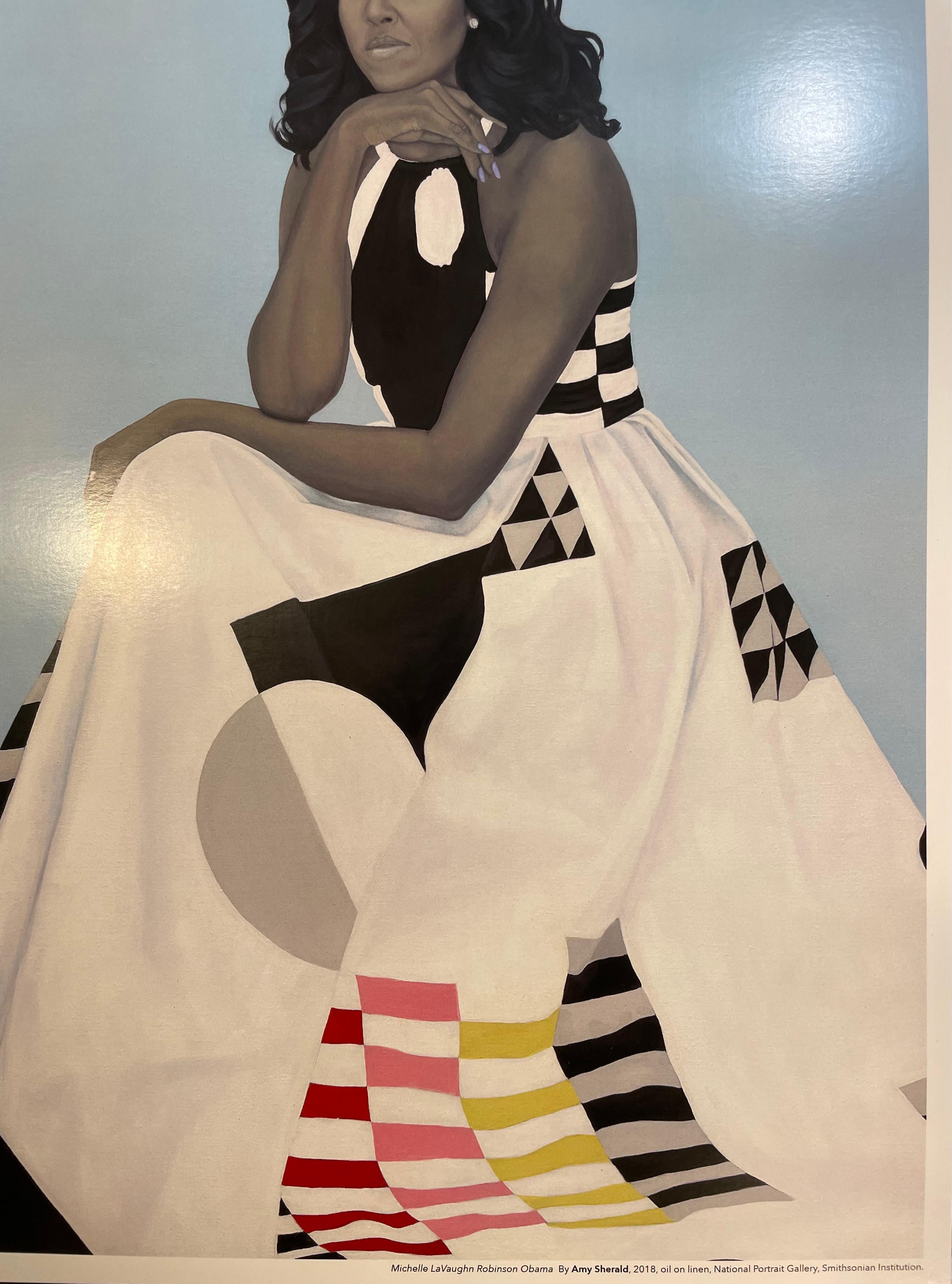 Ritratto di Michelle Obama alla Casa Bianca di Amy Shearld 2018 - Print Contemporaneo di Amy Sherald