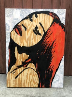 "Bold"  acrylic on wood panel