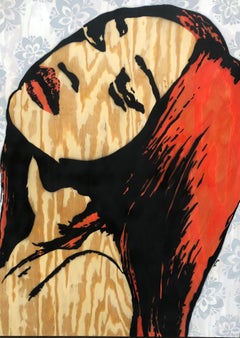 "Kühn"  Acryl auf Holzplatte 