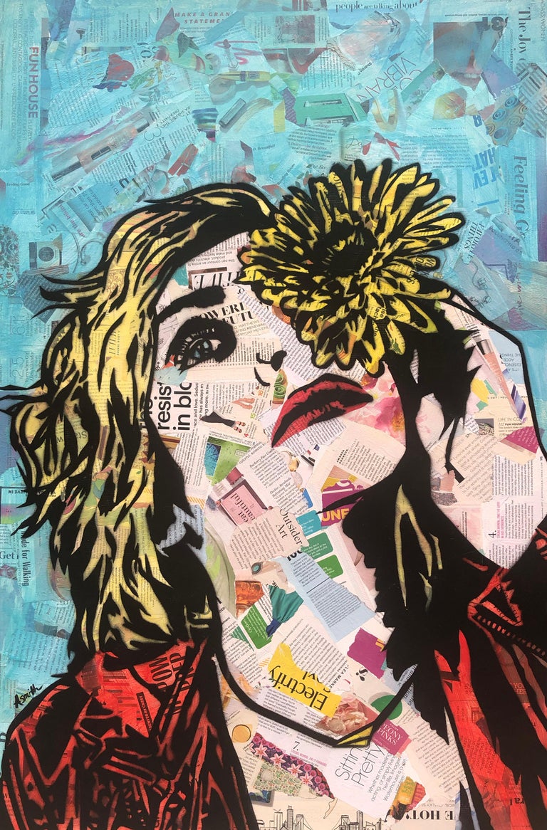 Amy Smith I See Through You Magazine Collage Stencil