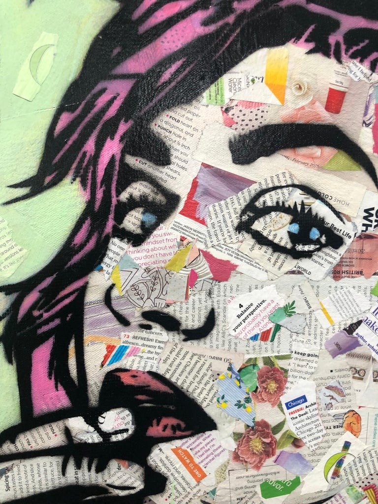 Amy Smith I Woke Up Like This Mixed Media Collage And